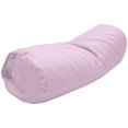 thumbnail image 1 of Neck Roll Pillowcase ( 5x14 ) - Enclosed Sleeve Style - Wheat Dreamz - Pink Sateen 300 Thread Count - Made in USA, 1 of 9