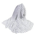 thumbnail image 1 of Neck Scarf Gold Tassel Wide Waist Belt Scarf for Women White One Size, 1 of 3