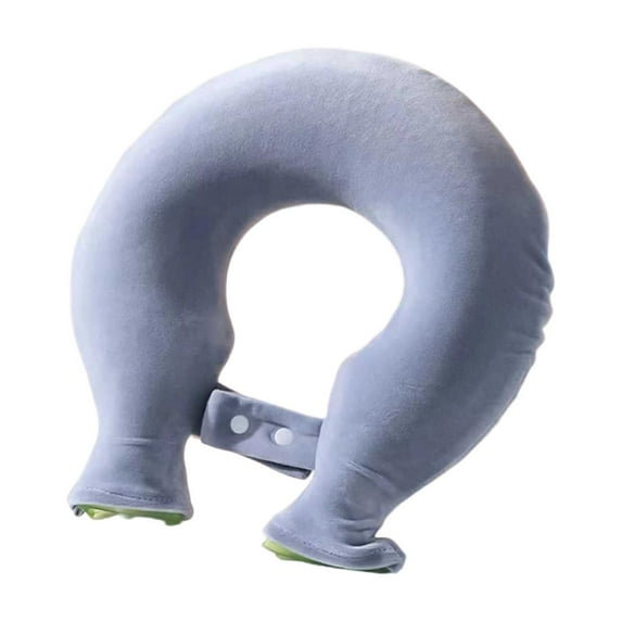 Neck Scarf Pillow Hot Water Bottle, PVC Heated Compress for Muscle Relief, Leak-Proof Design, Soft Cover, Safe for All Ages, Ideal for Home and Office Use