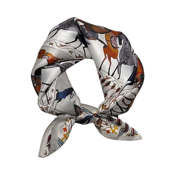 Neck Scarves Silk Scarves Silk Neck Scarf 21"X21" Small Square Scarfs for Women Packed