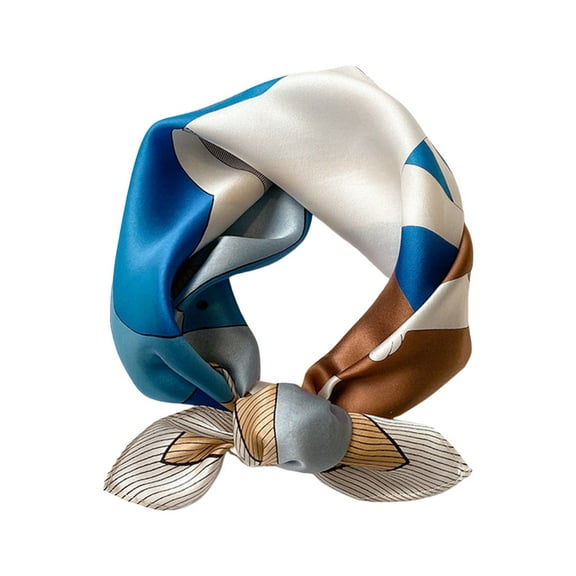 Neck Scarves Silk Scarves Silk Neck Scarf 21"X21" Small Square Scarfs for Women Packed