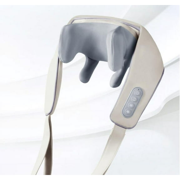 Neck and Shoulder Massager with Heat, Cordless Shiatsu 4D Deep Tissue Kneading Massage for Muscle Pain Relief, Massage Pillow for Neck, Back, Leg, Relax Gifts for Women Men Mom Dad