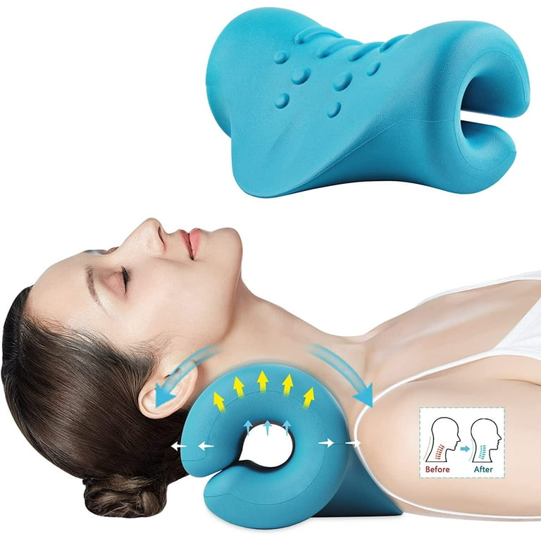 Neck & Shoulder Relaxer Chiropractic Pillow Neck Stretcher