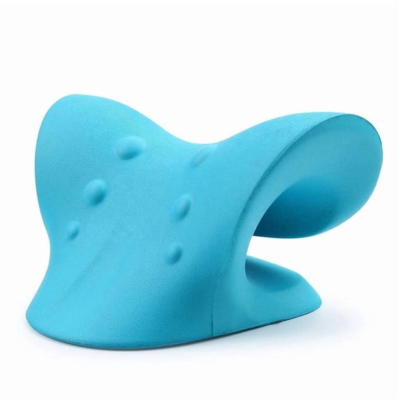 Neck Shoulder Stretcher Relaxer Cervical Chiropractic Traction Device Massage Pillow for Pain Relief Cervical Spine Alignment
