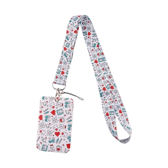 Neck Strap Lanyard for Key Keychain Practical Badge Holder Keyring Accessories
