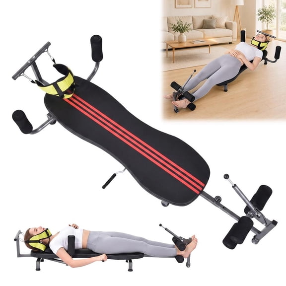 Neck Stretcher Cervical Massage Traction Tables Portable, Lumbar Stretch Device Traction Bed Therapy Massage Table for Cervical Spine