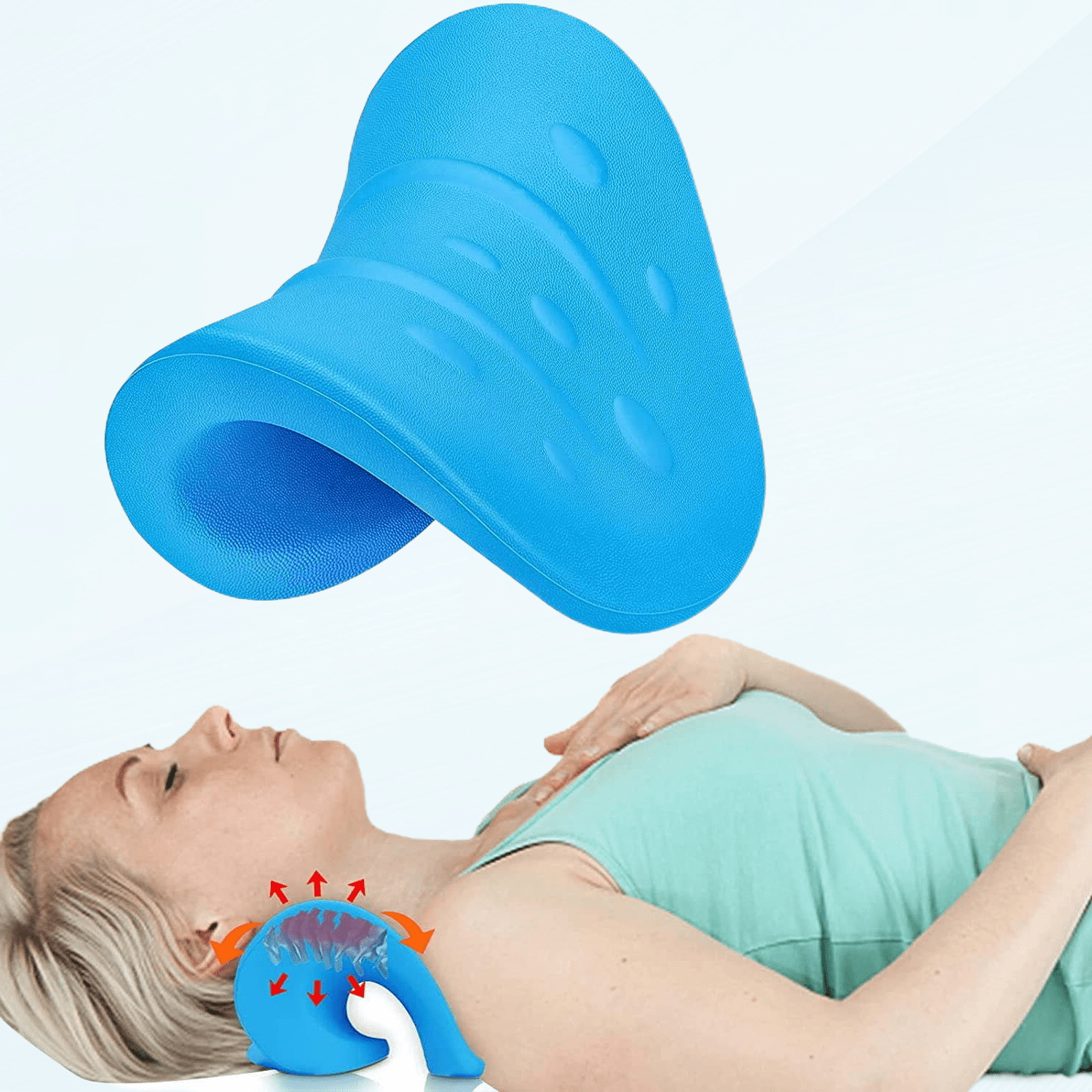 Neck Stretcher, Neck Cloud Cervical Traction Device for Neck Pain Relief, Neck and Shoulder