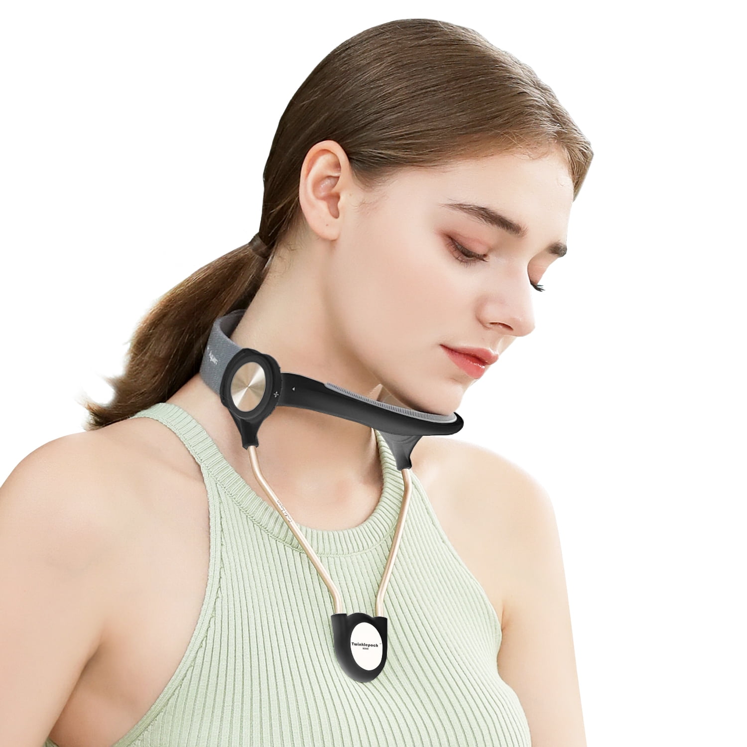 LEAMAI Medical Halskragen Hals Traktionsgerät aufblasbare eingeklemmte  Nerven Halsstrecker für
