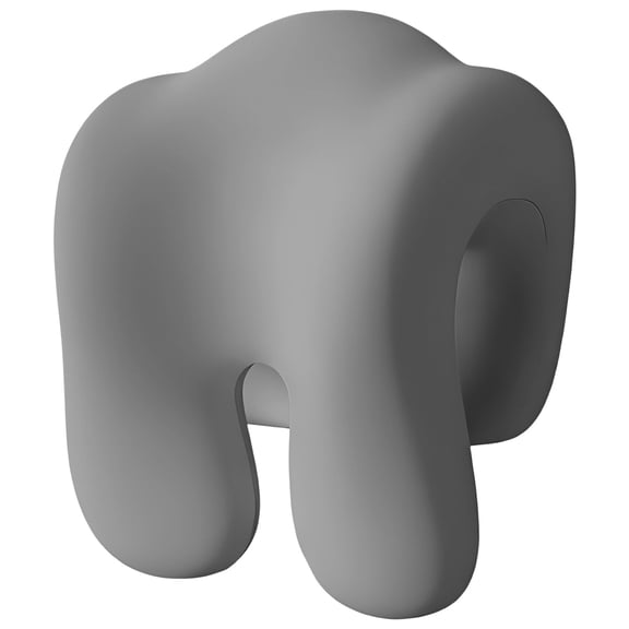 Neck Support Office Chair Neck Pillow, Memory Foam Desk Nap Pillow, U-Shaped Headrest Design Protects Cervical Vertebrae, Skin-Friendly Breathable Polyester, Deep Space Gray