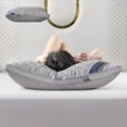thumbnail image 1 of Neck Support Pillow for Sleeping – Odorless Memory Foam Bed Pillow, Natural Material, No Collapse Firm Support, Adjustable Height, Washable Pillowcase, Hypoallergenic, 1 of 7