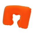 thumbnail image 1 of Neck Support Travel Pillow Ergonomic U-Shaped Inflatable with Soft Velour Cover for Aviation, Outdoor & Home Use, Portable Cervical Support, 1 of 6