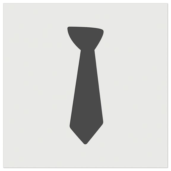 Neck Tie Doodle Solid DIY Cookie Wall Craft Stencil - 3.5 Inch
