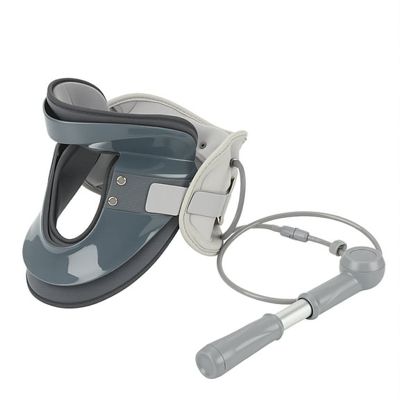 Neck Traction Device by Air Collar - Neck Stretcher - Cervical Traction Device - Neck & Shoulder Pain Relief - Stretcher Collar for Improved Spine Alignment