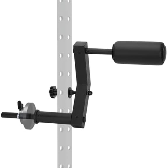 Neck Trainer for Power Rack, 4-Way Neck Machine Attachment for 2x2 Cage, Neck Strengthener for BJJ, MMA & Football, Plate Loaded Neck Workout Equipment, 110LB Capacity