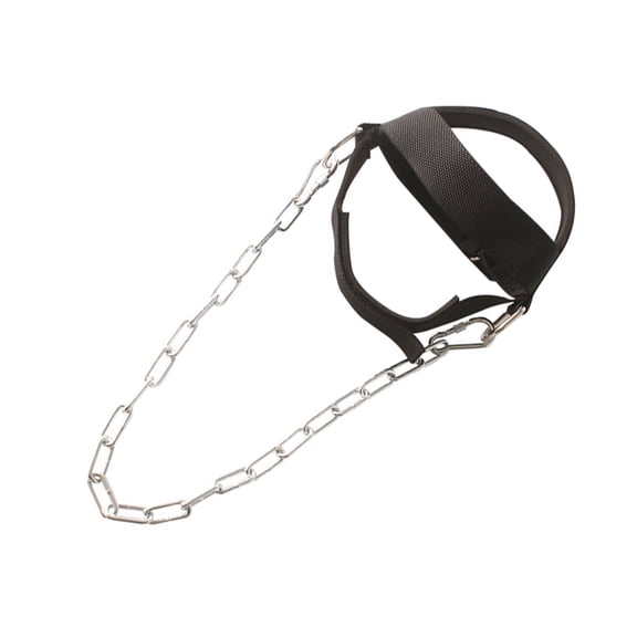 Neck Trainer with Adjustable Chin and Head Strap For Weight Lifting Neck Harness Lifting Training Head Harness Exerciser
