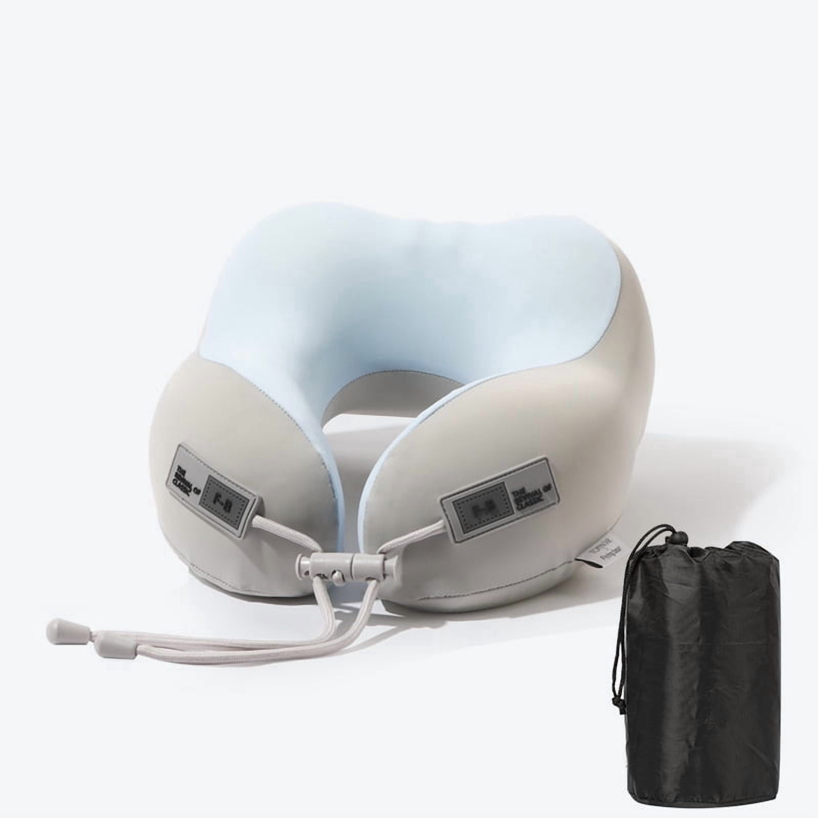 Vibrating Neck Massage Travel Pillow, Micro Bead, Blue - Walmart.com