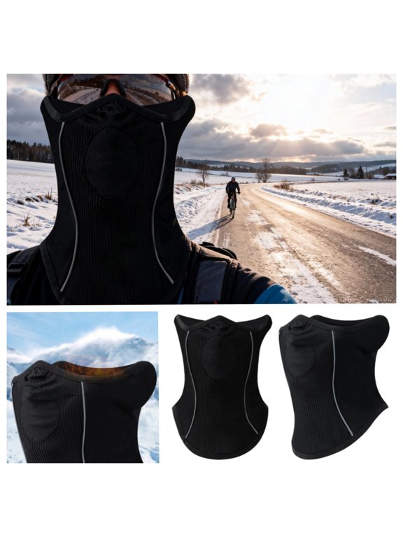 Neck Tube Scarf Gaiter Face Cover for Motorcycle Riding & Camping Lightweight Knit Fabric for Hiking
