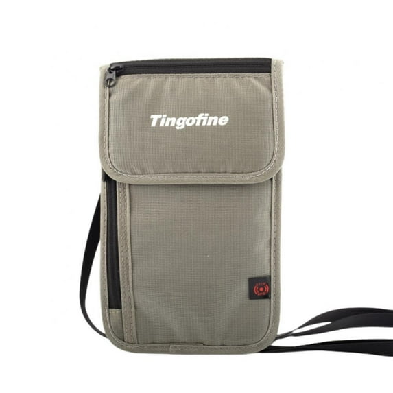 Neck Wallet – RFID Blocking Passport Holder – Easy to Conceal Travel Pouch Travel Passport Package Multi-Function Document Package Waterproof Passport ID Bag