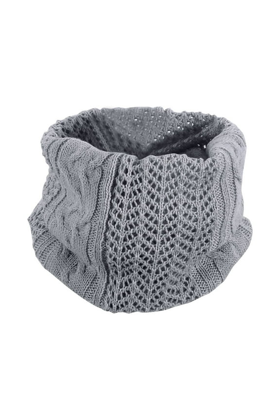 Neck Warm Mens Wool Bib Womens Scarf Winter Double Thick Knit Ring Unlimited Scarf Warm And Windproof Small Scarf for Women Neck Polyester Gaiter Winter Winter Running Gear for Men Head Ski Gaiter