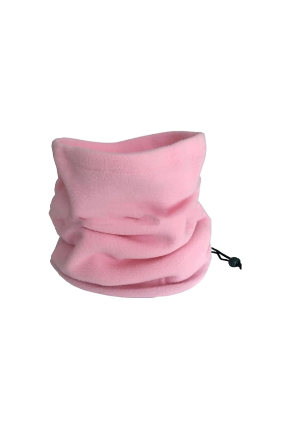 Neck Warmer,1PCS Winter Neck Warmer Gaiter for Men Women,Ski Fleece Winter Scarf Windproof Face Mask for Skiing Hiking Cycling(Pink)