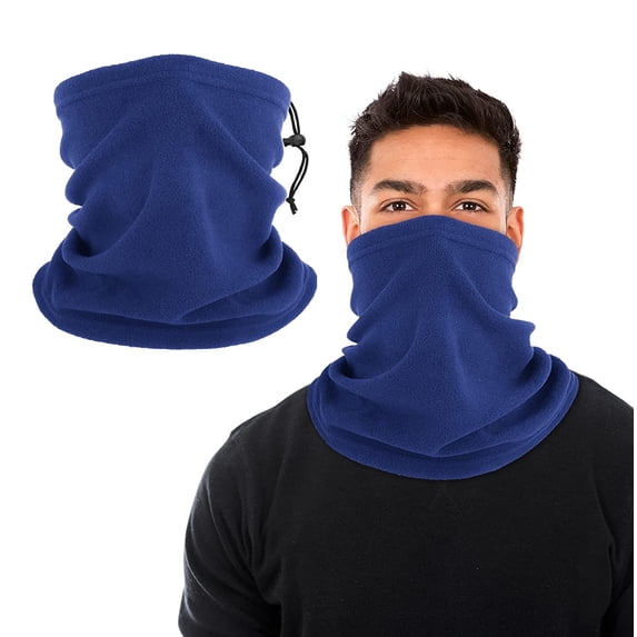 Neck Warmer Fleece Neck Gaiter Ski Face Mask Scarf Half Face Cover Beanie Balaclava Hat for Men Women