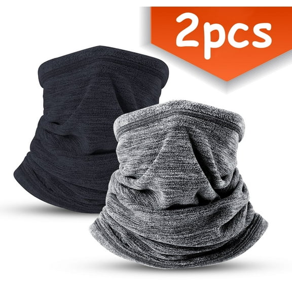 Neck Warmer Fleece Neck Gaiter Warmer Soft fleece Face scarf Mask Windproof for Cold Weather Winter Outdoor Sports motorcycle Snowboard Balaclava Fishing Grey Royal Blue
