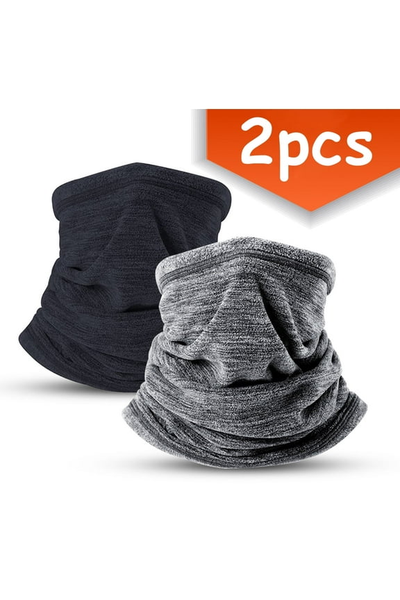 Neck Warmer Fleece Neck Gaiter Warmer Soft fleece Face scarf Mask Windproof for Cold Weather Winter Outdoor Sports motorcycle Snowboard Balaclava Fishing Grey Royal Blue