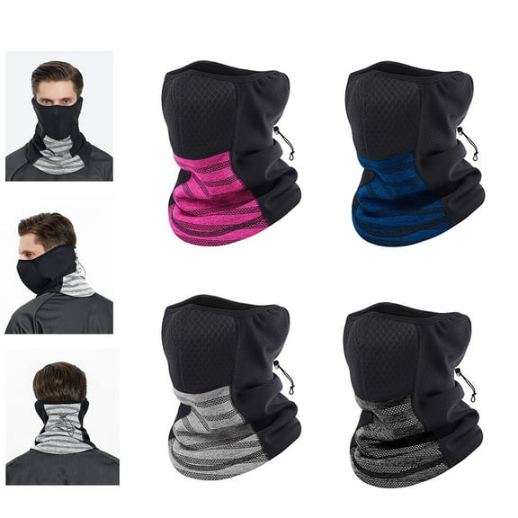 Neck Warmer Half Face Cover Balaclavas Ski Mask Scarf Winter Face Covering Windproof Cold Weather Gear for Men Women, Blue
