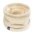 thumbnail image 1 of Neck Warmer for Men Women Fleece Neck Gaiter Winter Double-layer Thick Knit Circle Loop Infinity Scarf Warm, 1 of 7
