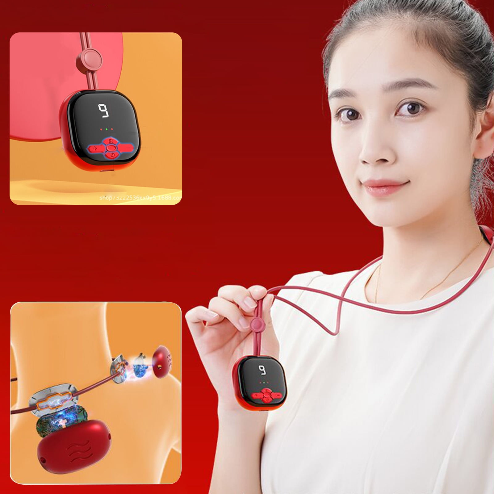 Neck With Heat For Cervical Relief Portable Shoulder With 4 Modes