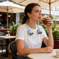 thumbnail image 1 of Neck Worn Fan 100 Speed Stepless Adjustment, Hands-Free Wearable Design, USB Rechargeable Portable and Convenient for Office Travel Outdoor, 1 of 6