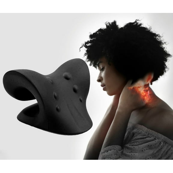 Neck and Shoulder Stretcher Relaxer Portable Cervical Traction Device