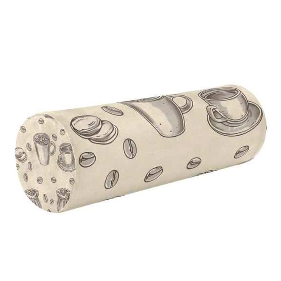 Neck pillow Round Cervical Pillow Cylindrical Pillow Lumbar Pillow Sofa Headrest Pillow Support For the Back, Neck and Head Coffee Cup