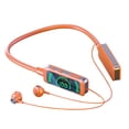 thumbnail image 1 of Neckband Bluetooth Earbuds,120H Playback Headphones,Wireless Sport Earphones,Digital Display Power Earbuds,RGB Light Stereo Headphones,Sweat Resistant Comfort Earphones,Long Endurance Earbuds, 1 of 7
