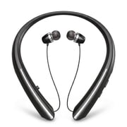 Neckband Bluetooth Headphone, Retractable Headphones with Bluetooth, Stereo Noise Cancelling Earphones Neckband Bluetooth Earphones for Office Meetings and Daily Commuting