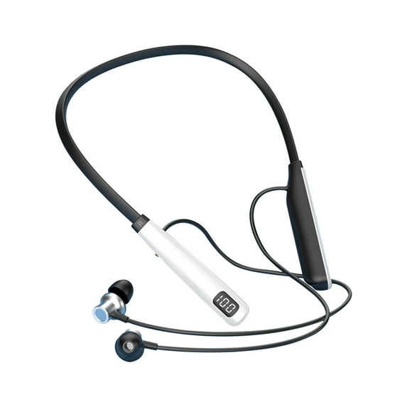 Neckband Bluetooth Headphones,Bluetooth 5.3,Ultra Long Battery 100H Playtime,LED Digital Display,Soft Skin‑Friendly Neck,HD Speaker,Magnetic Design,Noise Reduction,Comfort Wear Sports Earphones