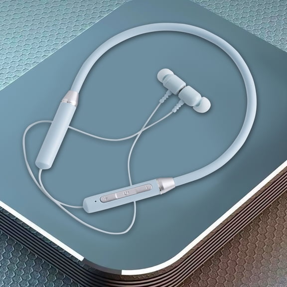 Neckband Bluetooth Headphones, HD Stereo Wireless Sports Earphones, Noise Cancelling Mic, Magnetic Design, Around Neck, Comfortable Fit, Long Battery Life for Active Use Trending Picks Under Budget