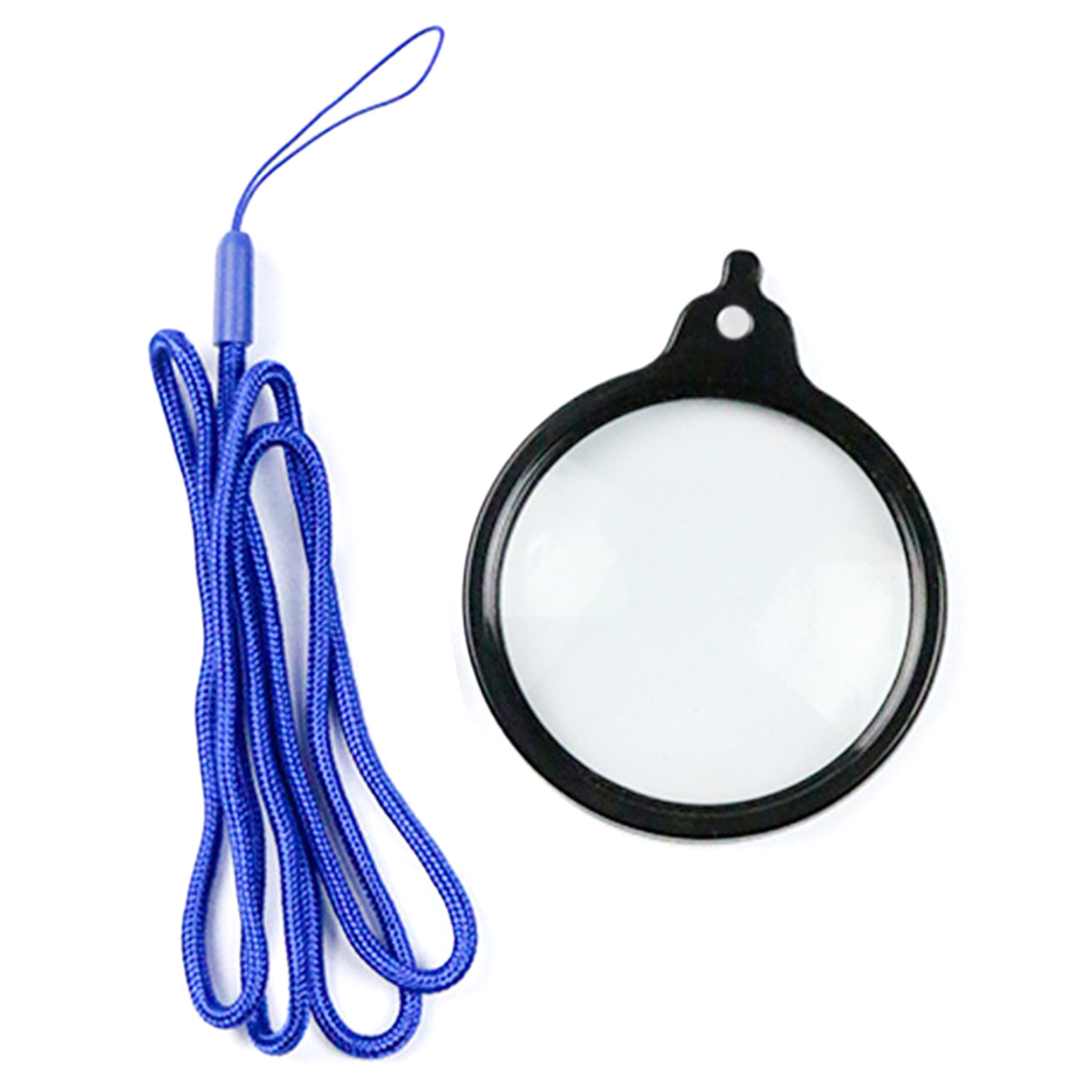 Neckband Magnifier with 60mm Glass Lens ABS Frame for Seniors Reading ...