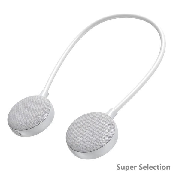 Neckband Speaker, Wearable Bluetooth Speaker With Microphone, Hands-Free Lightweight Stereo Speaker, IPX4 Water Resistant For Running, Gym, Cycling, Travel, Housework