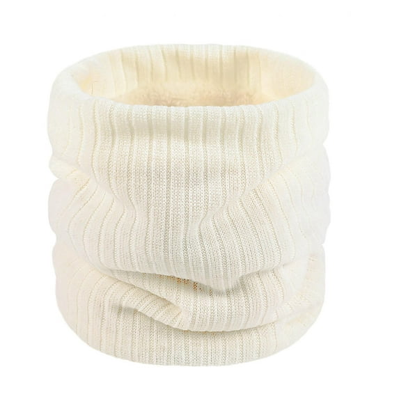 Neckerchief Winter Scarf Men Women Warm Knitted Ring Scarves Wool Thick
