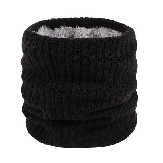 Neckerchief Winter Scarf Men Women Warm Knitted Ring Scarves Wool Thick