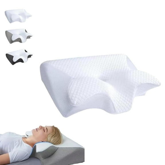 Pillow Hospitality Collection, Neck Haven Pillows, Fits The Cervical Contour to Provide Support, Suitable for All People (White)