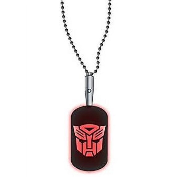 Necklace - - Autobots LED Dog Tag Licensed dt1y1ltra
