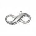 thumbnail image 1 of Necklace Bracelet Extender Clasps and Closures S925 Silver Plated Neckalce Connector Clasps for Bracelet Anklet DIY Jewelry Finding Supplies, 1 of 13
