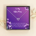 thumbnail image 1 of Necklace and Card Gift Set, Mother's Day Jewelry for Her, Gift for Mom, Pendant Necklace for Mom, Special Occasion Gifts, Gift Set for Mom, Stainless Steel [Silver Heart, 18" Chain], 1 of 5