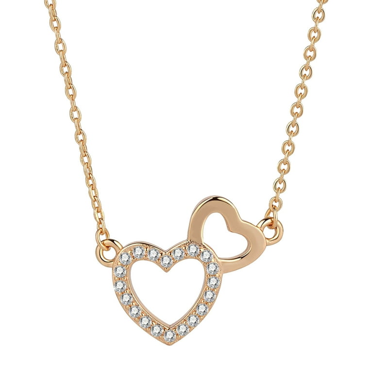 Necklace Chains for Jewelry Making Clavicle Heart Simple Design Chain Niches Pendant Love Hollow Necklace Necklaces & Pendants, Men's, Size: One size