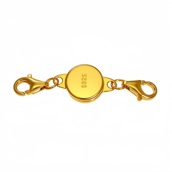 Necklace Clasps and Closures with Extenders, 14K Gold Plated and 925 Sterling Silver Jewelry Clasps