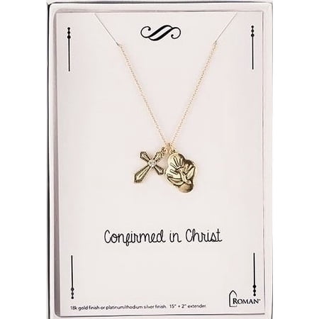 Necklace-Confirmation-Gold (15"") (Carded)