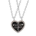 thumbnail image 1 of Necklace Couple/2 Pieces Female Necklace With Crystal Pendant Friend Heart, 1 of 1