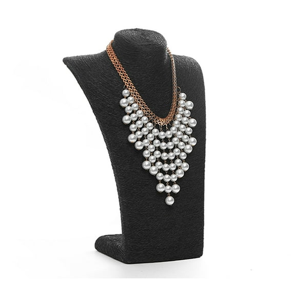 Necklace Display Bust, Rope Bust Jewelry Holder Necklace Stand Display Jewelry Holder Organizer Necklace Display Stand